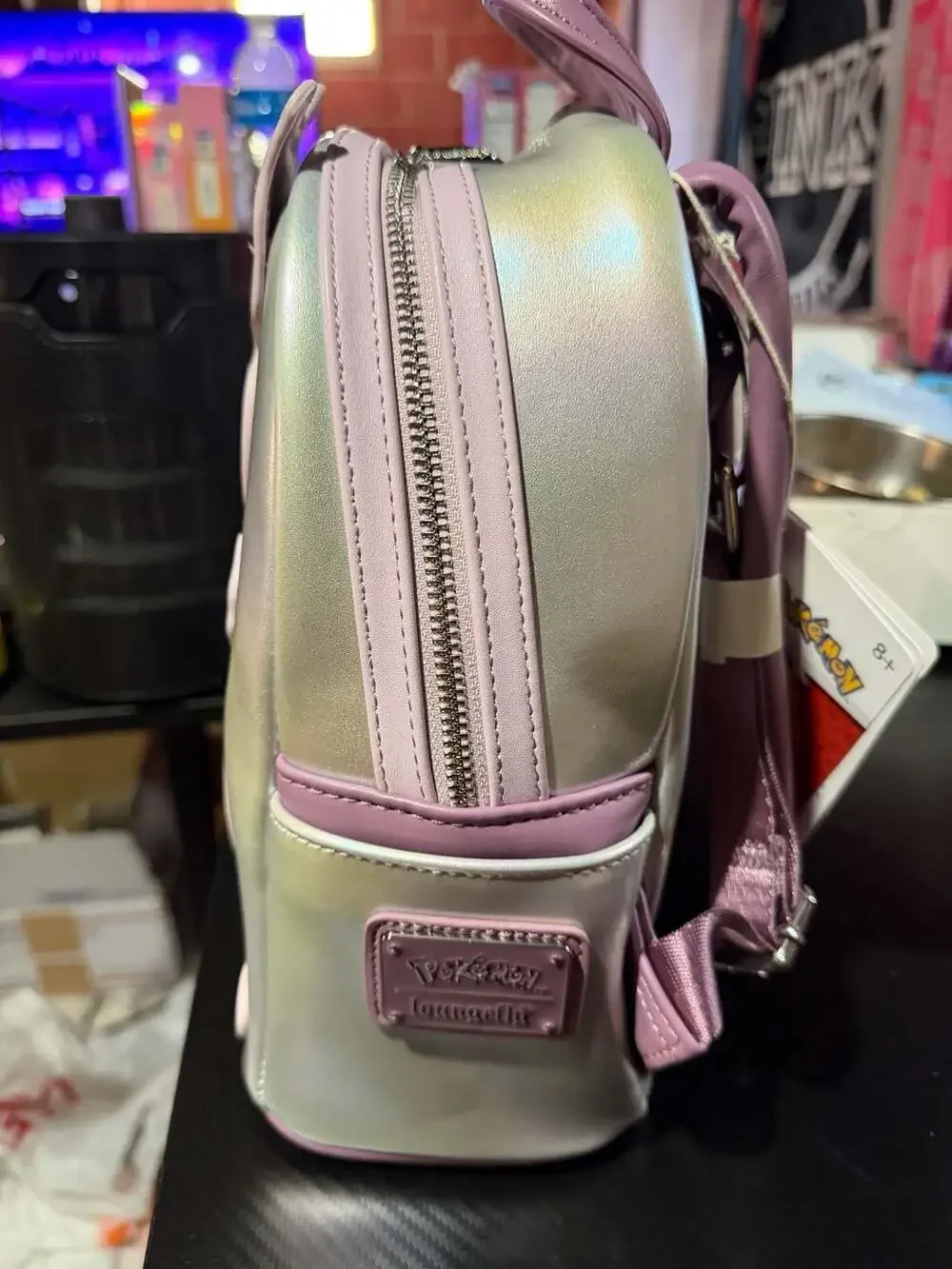 Loungefly Pokémon Mewtwo Iridescent Mini Backpack New With Tags
